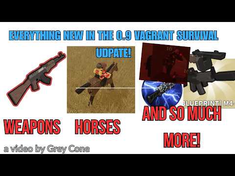 Everything new in the 0.9 Vagrant Survival Update #roblox Review!