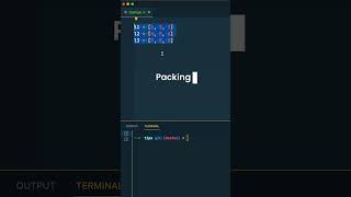 Packing in Python - Python Tips #python #pythonprogramming