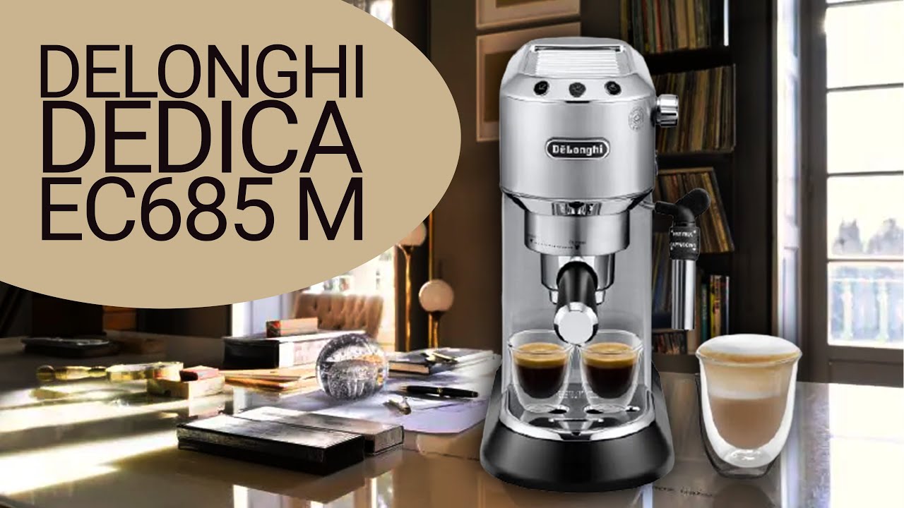De'Longhi Dedica Arte EC885.M Macchina Caff&egrave; Espresso 15 Bar Con LatteArt