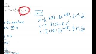Absolute Max and Min on Closed Interval with Parameter