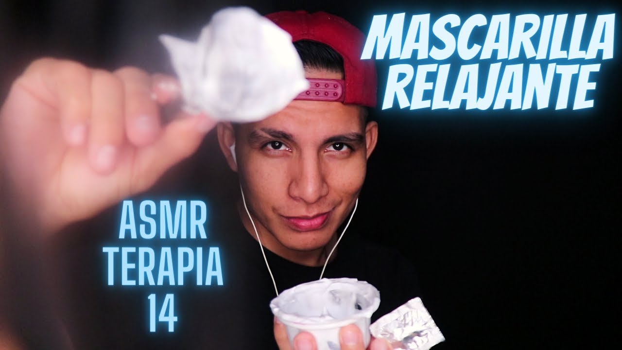 TERAPIA  ASMR- MASCARILLA RELAJANTE-ASMR THERAPY- RELAXING MASK- ASMR PERUANO