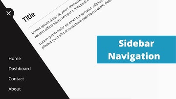 Animated Off Canvas Sidebar Navigation Menu using HTML, CSS & JavaScript.