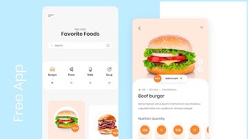 Food App UI Design | Adobe XD