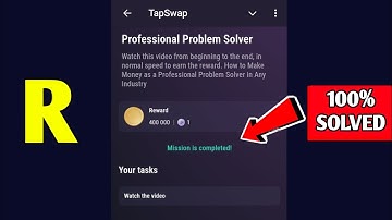 Professional Problem Solver | Tapswap Code | How to Make Money as a Professional Problem Solver