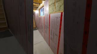 insulating basement foundation #shorts