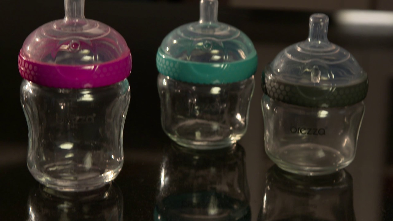 brezza glass baby bottles