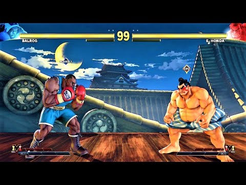 LEVEL 8 Balrog VS E Honda STREET FIGHTER V PURE BATTLE MATCH