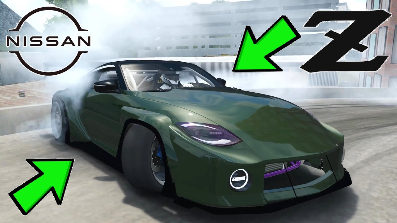 New Nissan Z Drifting An Industrial Park Assetto Corsa Pc Z