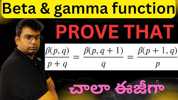 beta & gamma function