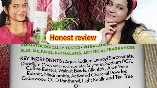 Honest review of mamaearth Charcoal Face Scrub| How to scrub face gently| Must watch before buying