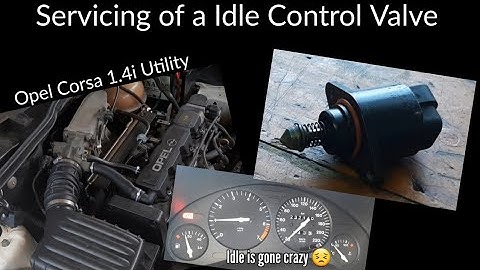 Servicing of a Idle control valve (Opel Corsa B)