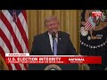 President Trump addressing the nation