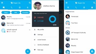 How To Use New "Skype Lite" | Skype Lite Features screenshot 3