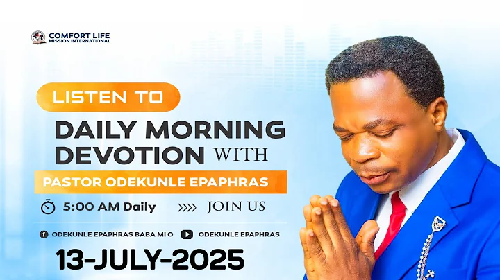 ONLINE RADIO BROADCAST WITH PASTOR ODEKUNLE EPAPHRAS _13-07-2025_