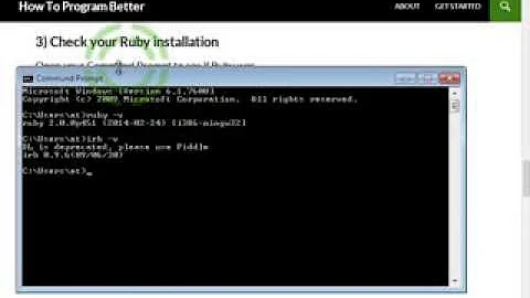 How to install Ruby on Windows in 3 simple steps