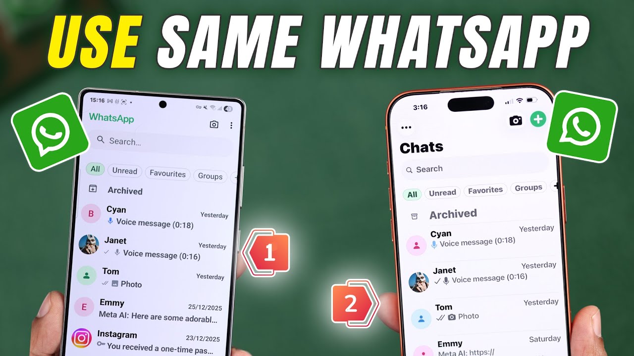 Как использовать один WhatsApp на двух телефонах одновременно!