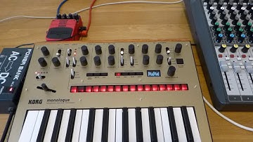 Korg Monologue & Behringer UM100 Ultra Metal