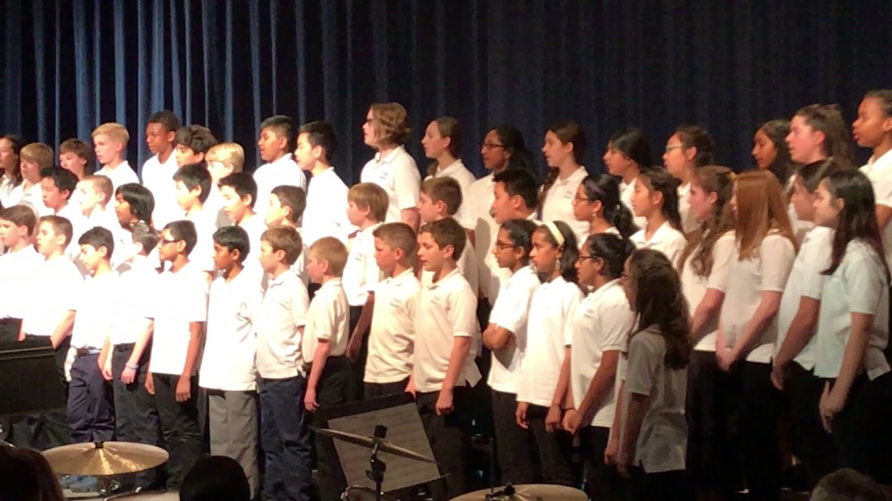 Spring concert valley forge middle school 6 grade chorus Circle of Life