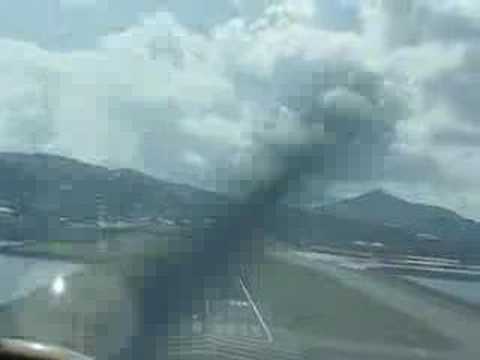 Landing at St Thomas, USVI