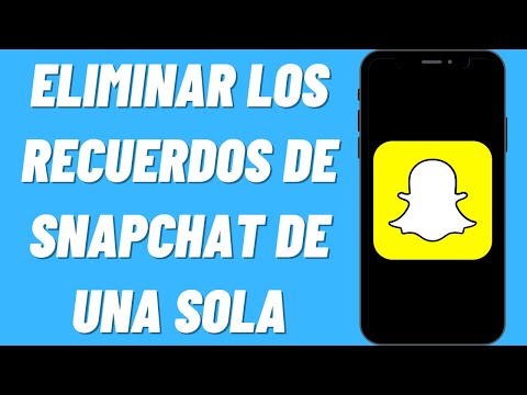 Video: ¿Borrar la memoria caché de Snapchat eliminará los recuerdos?
