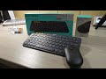 Logitech Tastatur K380 und Maus M350 | Unboxing | Verbinden mit Samsung Galaxy Tab A7 und Fire HD 8