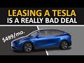 Leasing a Tesla Model Y or Model 3 is a Really Bad Idea - Loan vs Lease