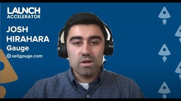 Josh Hirahara, GAUGE @ LAUNCH Accelerator cohort 20, Demo Day 1/14/21. Host: Jason Calacanis