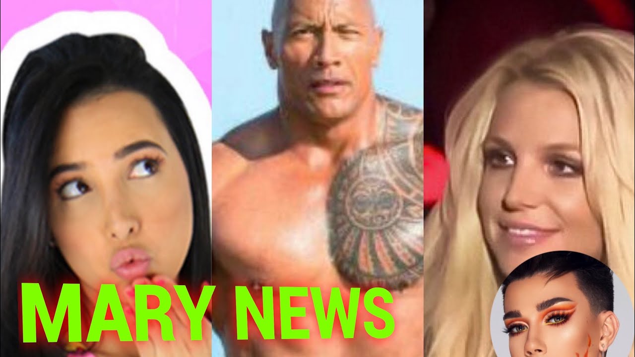OTRA VEZ MARIALE!!!, THE ROCK, BRITNEY SPEARS Y JAIMES CHARLES - MARY NEWS mariale no para letra