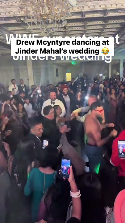 Drew McIntyre Dancing at Jinder Mahal's Wedding #wwe