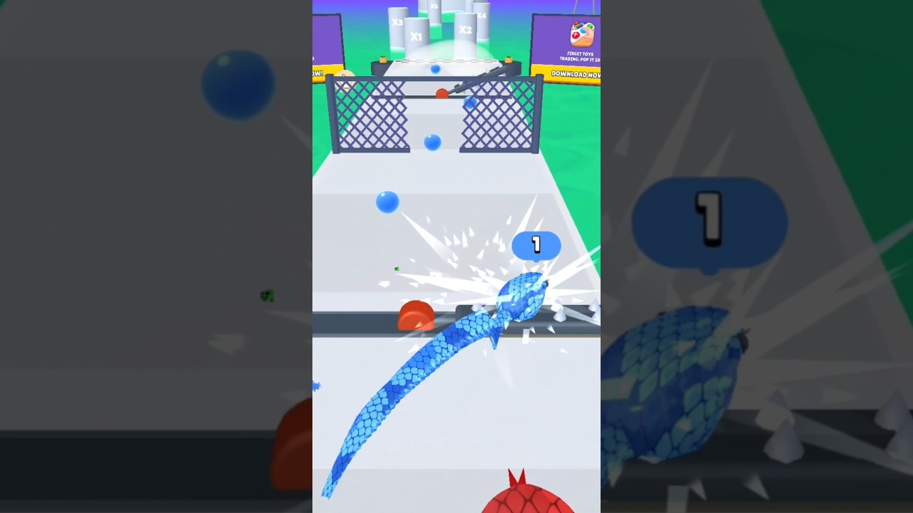 Snake Running  Game New update 2026 🤣😅