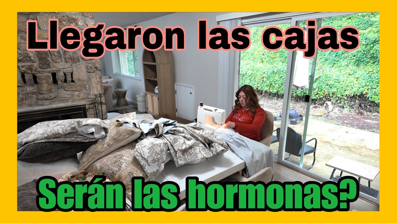 LLegaron mis cajas/Sera algo hormonal?Arregle mis cortinas.