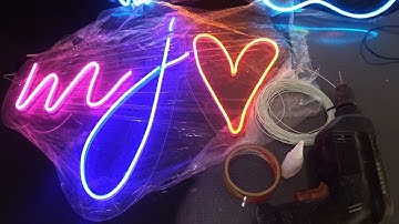 How to make Neon sign | beginner to Pro |Full Tutorial | #diy  #neonsign #neonlights #homedecor