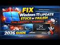 Fix Windows 11 Update Stuck or Failed (0x80073712 / 0x800f081f) – 2026 Guide