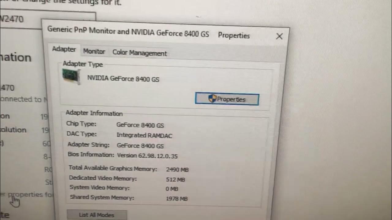 how-to-check-graphic-card-memory-size-solved-youtube
