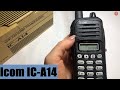 Рация авиационная Icom IC-A14 . Обзор