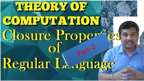 closure properties of regular languages-Part-II || ToC || Studies Studio