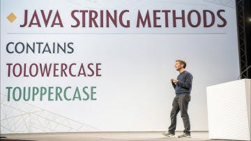 Java String | contains() toLowerCase() toUpperCase()