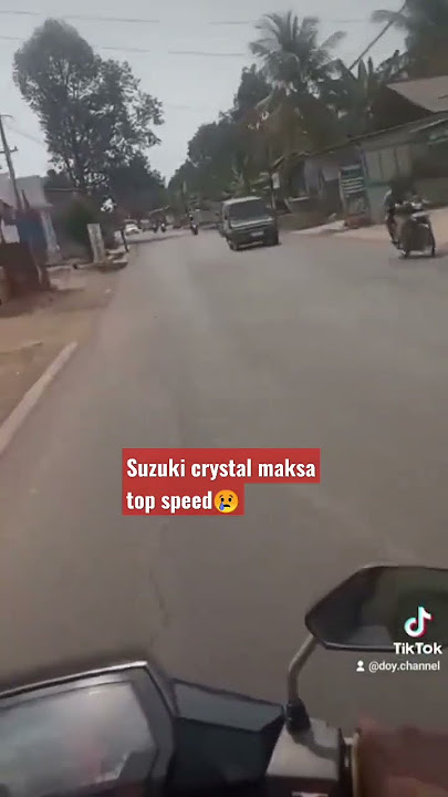 suzuki crystal top speed