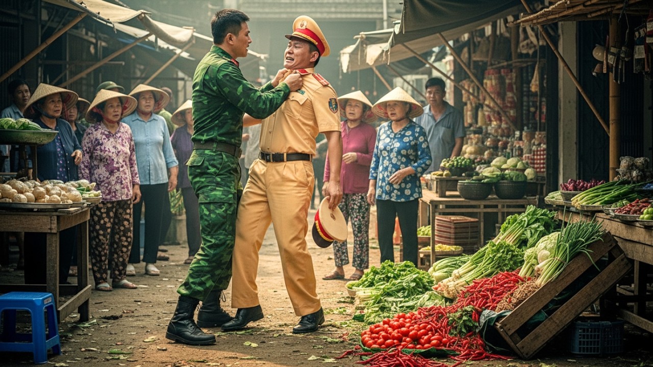 Mẹ Liệt Sĩ Bị Ức Hiếp Ngoài Chợ – Không Ai Ngờ Ông Lão Bị Tát Lại Là Đại Tá Cải Trang