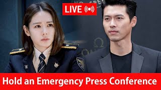 Download Lagu Hyun Bin \u0026 Son Ye-jin Hold a Midnight Emergency Press Conference — The Shocking Truth Revealed! MP3
