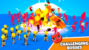 Clash Shoot - Gameplay Walkthrough Part 1 Tutorial Stickman Join & Clash Fight War (iOS,Android)