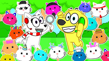 WE FOUND 100+ CATS ON ROBLOX FIND THE CATS!!