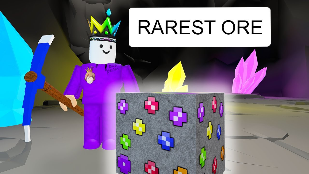 Found the Secret RAREST Ore in Roblox Mining Simulator 2 