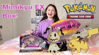 Opening The New Pokémon Mimikyu EX Box! So cute!!! Doing My Best Chipmunk Imitation With Helium Hehe