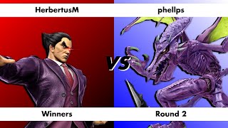 Smash @ Respawn #199 Winners Bracket - HerbertusM (Kazuya) vs. phellps (Ridley)