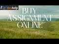 Buy Assignment Online