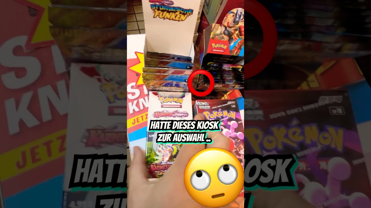 Pokémon Booster vom Kiosk! 🤔 #shorts