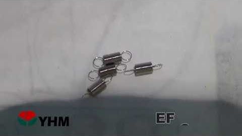 CNC Extension Spring Machine EF-210 - 0.12mm English hook extension spring-YHM