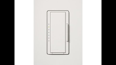 How to set Low End Trim on a Lutron Maestro C-L Dimmer