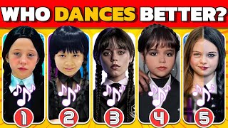 Who Dances Better? Wednesday Dance Edition 🖤💃 Salish Matter, Diana, Like Nastya, Skibidi by QUIZDOM 925 views 2 weeks ago 8 minutes, 56 seconds